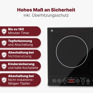 Διπλή Επαγωγική Εστία 3500W Μαύρο DKI3609 Clatronic Διπλή Επαγωγική Εστία 3500W Μαύρο DKI3609 Clatronic