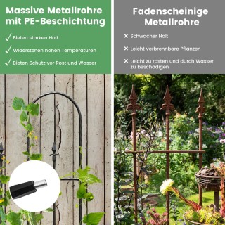 Costway Μεγάλη Κήπου Σχάρα Αναρρίχησης 146 x 186 cm με Μεταλλικούς ... Costway Μεγάλη Κήπου Σχάρα Αναρρίχησης 146 x 186 cm με Μεταλλικούς ...