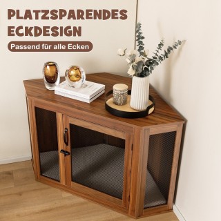 Costway Γωνιακό Σπιτάκι Κατοικιδίων 2-σε-1: Κλουβί & Τραπεζάκι με ... Costway Γωνιακό Σπιτάκι Κατοικιδίων 2-σε-1: Κλουβί & Τραπεζάκι με ...