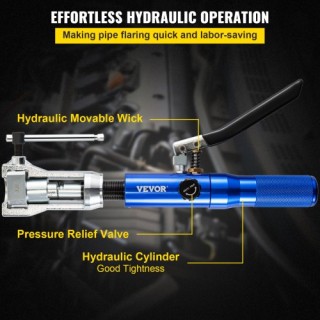 VEVOR Σετ 32 τμχ Εργαλείων Υδραυλικής Διπλής Επιστροπής 45° Επισκευ...