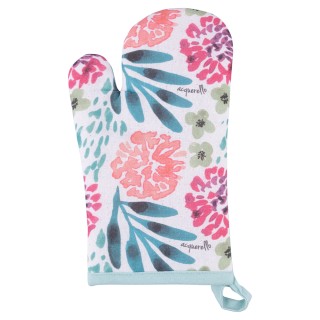 Villa dEste Home Γάντι φούρνου από βαμβάκι 18x28 εκ. με ακουαρέλα λ...