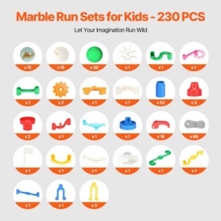 VEVOR Σετ Μαρμάρων 230 Τεμ με Μηχανοκίνητο Ανελκυστήρα Εκπαιδευτικό... VEVOR Σετ Μαρμάρων 230 Τεμ με Μηχανοκίνητο Ανελκυστήρα Εκπαιδευτικό...