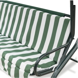 Galileo Κούνια κήπου 3 θέσεων με ανθρακούχα ατσάλινη δομή, σκίαστρο... Galileo Κούνια κήπου 3 θέσεων με ανθρακούχα ατσάλινη δομή, σκίαστρο...