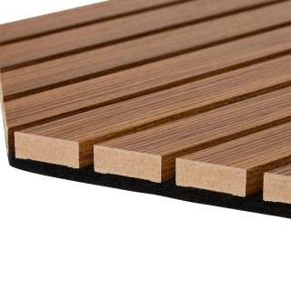 Atmosphera Σετ 3 Διακοσμητικών Πάνελ Colva με Εφέ Καρυδιάς, Μαύρο Φ...