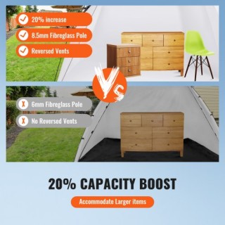 Φορητή Σκηνή Βαφής VEVOR 10x7x6ft με Δάπεδο & Δίχτυ, Αναδιπλούμενη ... Φορητή Σκηνή Βαφής VEVOR 10x7x6ft με Δάπεδο & Δίχτυ, Αναδιπλούμενη ...