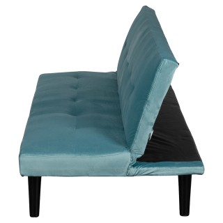 Galileo Διθέσιος καναπές-κρεβάτι σε βελούδινη υφή 166x77x65,5 εκ. π... Galileo Διθέσιος καναπές-κρεβάτι σε βελούδινη υφή 166x77x65,5 εκ. π...