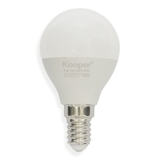 Kooper Σετ 4 Λαμπτήρες LED Bulb 7W Θερμό Φως Kooper 5914565