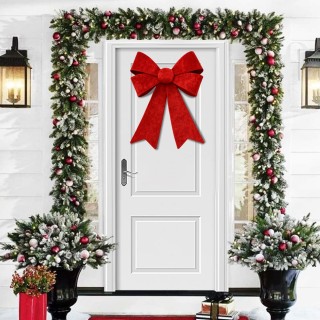 BAKAJI Χριστουγεννιάτικο Στεφάνι Πόρτας 45x60εκ Κόκκινο Διακόσμηση ... BAKAJI Χριστουγεννιάτικο Στεφάνι Πόρτας 45x60εκ Κόκκινο Διακόσμηση ...
