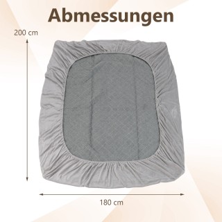 Costway  Προστατευτικό στρώματος υπερ-απαλό κάλυμμα με βαθιές τσέπε...