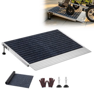 VEVOR Ράμπα Κατωφλίου Πόρτας Αλουμινίου 610 x 910 mm με Ρυθμιζόμενο... VEVOR Ράμπα Κατωφλίου Πόρτας Αλουμινίου 610 x 910 mm με Ρυθμιζόμενο...