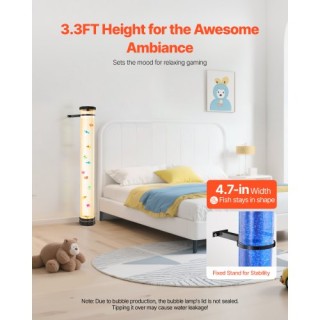 VEVOR Λάμπα Οπτικής Ίνας με 16 Χρώματα 1 μέτρων για Αισθητηριακή Χα...