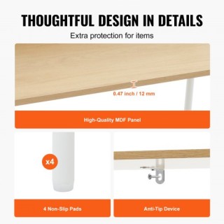 VEVOR  Ρατάν Ραφιέρα με 2 Πόρτες Φυσικό  TBSJTBJSZFX58N2I7V0