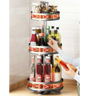 BAKAJI Περιστρεφόμενη Βάση Καρυκευμάτων από Μέταλλο με 3 Ράφια 0281... BAKAJI Περιστρεφόμενη Βάση Καρυκευμάτων από Μέταλλο με 3 Ράφια 0281...