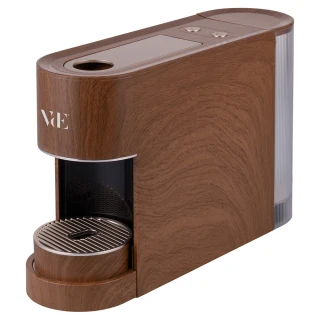 Villa DEste 1400 W capsule espresso coffee machine with wood effect 59...