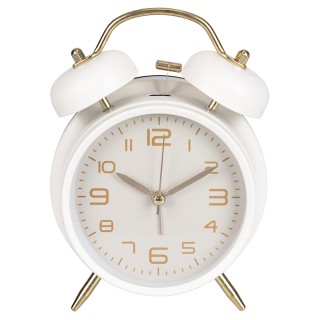 Galileo Ξυπνητήρι vintage με χρυσές λεπτομέρειες 11.5X5.5X15 cm Sib...