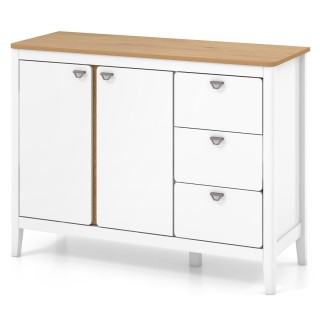 Costway Πολυλειτουργικό Ντουλάπι Αποθήκευσης 106 x 40 x 80 cm με 3 ...