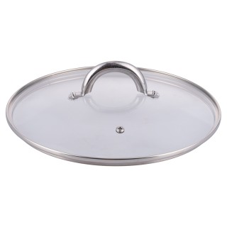 Galileo Κατσαρόλα με καπάκι 28 cm από σφυρήλατο αλουμίνιο με αντικο...
