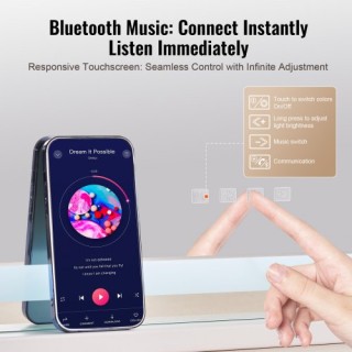 VEVOR Φωτιζόμενος Καθρέφτης Μακιγιάζ 3 Χρωμάτων με Bluetooth USB Ε... VEVOR Φωτιζόμενος Καθρέφτης Μακιγιάζ 3 Χρωμάτων με Bluetooth USB Ε...