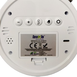 Izoxis Ρετρό Ξυπνητήρι LED – Δυνατό και Αθόρυβο με Φωνητικό Έλεγχο ...