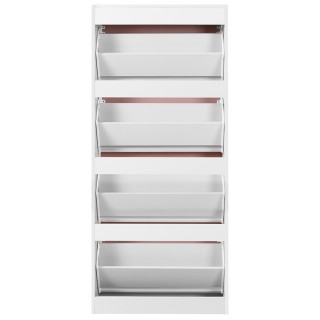 BAKAJI Ντουλάπα παπουτσιών 4 φύλλων με ράφια διπλού βάθους, ροζ κα... BAKAJI Ντουλάπα παπουτσιών 4 φύλλων με ράφια διπλού βάθους, ροζ κα...