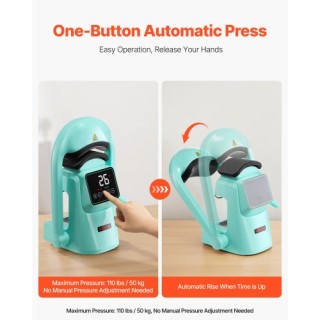 VEVOR Πράσινη Αυτόματη Πρέσα Καπέλων με 2 Ανταλλάξιμες Πλάκες και Ο... VEVOR Πράσινη Αυτόματη Πρέσα Καπέλων με 2 Ανταλλάξιμες Πλάκες και Ο...