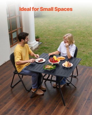 VEVOR Τραπέζι Εξωτερικού Χώρου - Μεταλλικό 94x94cm με Οπή Ομπρέλας ... VEVOR Τραπέζι Εξωτερικού Χώρου - Μεταλλικό 94x94cm με Οπή Ομπρέλας ...