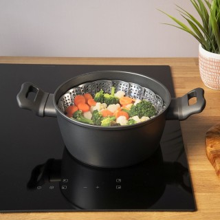 Galileo Πτυσσόμενο ανοξείδωτο ατμομάγειρας με μικροοπές 23 cm SChef...