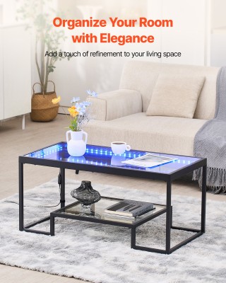 VEVOR Μοντέρνο Τραπέζι Σαλονιού με Γυαλί και Φωτισμό JSKFZKFSSNJS7Y... VEVOR Μοντέρνο Τραπέζι Σαλονιού με Γυαλί και Φωτισμό JSKFZKFSSNJS7Y...