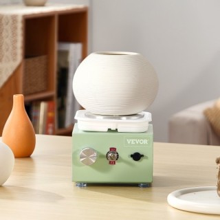 VEVOR Μίνι Ηλεκτρικός Τροχός Πλάστης Αγγειοπλαστικής 0-320RPM Πράσι... VEVOR Μίνι Ηλεκτρικός Τροχός Πλάστης Αγγειοπλαστικής 0-320RPM Πράσι...