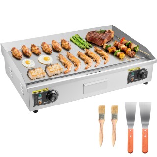 VEVOR Ηλεκτρική Επαγγελματική Πλάκα Ψησίματος (725 x 400 mm, 4400W,...