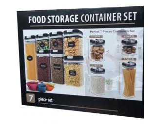 Verk Group Σετ Δοχείων Τροφίμων 7 Τεμαχίων  5907451372890