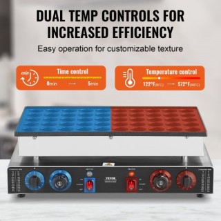 Μηχανή Παρασκευής Μίνι Ολλανδικών Pancake 43mm VEVOR 50PCS 1700W  S...