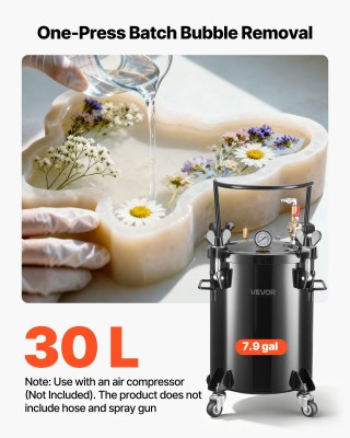 VEVOR Δοχείο Βαφής Υψηλής Πίεσης 30L για Σπρέι Εφαρμογές PQYLGOXSDX... VEVOR Δοχείο Βαφής Υψηλής Πίεσης 30L για Σπρέι Εφαρμογές PQYLGOXSDX...