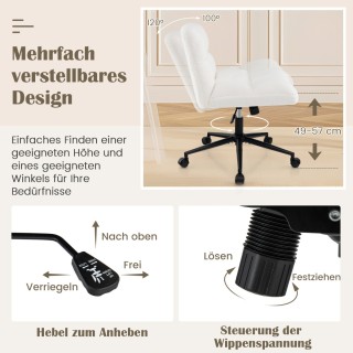 Καρέκλα Γραφείου Χωρίς Μπράτσα με Φαρδύ Κάθισμα Μέγιστο Βάρος 160 k... Καρέκλα Γραφείου Χωρίς Μπράτσα με Φαρδύ Κάθισμα Μέγιστο Βάρος 160 k...