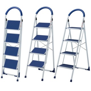 BAKAJI Σκάλα Αναδιπλούμενη 4 Σκαλοπατιών Αντιολισθητική Σκαμπό Σκα... BAKAJI Σκάλα Αναδιπλούμενη 4 Σκαλοπατιών Αντιολισθητική Σκαμπό Σκα...