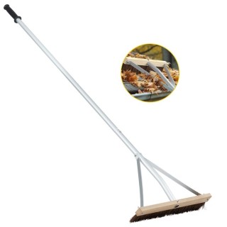 Costway Ρυθμιζόμενο Εργαλείο Καθαρισμού Στέγης με 5 Ελαφριές Προεκτ...