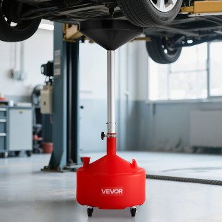 VEVOR 8-Gallon Ανθεκτικό Δοχείο Αποστράγγισης Λαδιού με Πλάτος Χωνί...