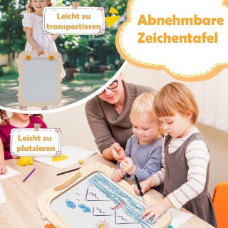 Costway Παιδικός Διπλής Όψης Ρυθμιζόμενος Πίνακας με Λευκό Πίνακα ... Costway Παιδικός Διπλής Όψης Ρυθμιζόμενος Πίνακας με Λευκό Πίνακα ...