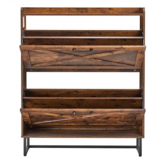 VEVOR Ντουλάπι Παπουτσιών με 2 Συρταρωτά Διαμερίσματα, Καφέ BCGBMJQ... VEVOR Ντουλάπι Παπουτσιών με 2 Συρταρωτά Διαμερίσματα, Καφέ BCGBMJQ...