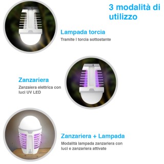 BAKAJI Ηλεκτρική Εντομοπαγίδα Φακός LED Κατασκήνωσης Αντικουνουπική... BAKAJI Ηλεκτρική Εντομοπαγίδα Φακός LED Κατασκήνωσης Αντικουνουπική...