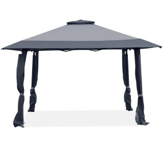 Costway  Σκηνή Σκίασης 4x4μ με Ρυθμιζόμενο Ύψος και Φορητό Σχεδιασμ...