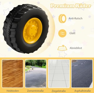 Παιδικό Παιχνίδι Εκσκαφέας 74 x 30 x 54 Κίτρινο TQ10145YW Costway