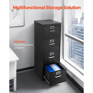 VEVOR Μεταλλική Κάθετη Ντουλάπα Αρχείων 45 x 62 x 134cm με Κλειδαρι...