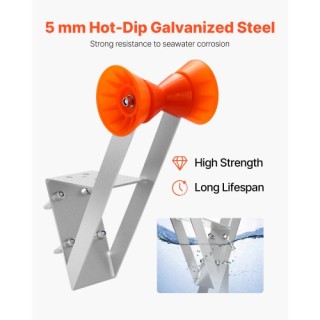 VEVOR Βάση Βαρούλκου Βάρκας με Ρολό για Ποστ 51-76 mm CYJPZJZJZ000F...