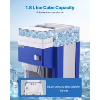 VEVOR Ηλεκτρική Μηχανή Θρυμματισμού Πάγου 300W, 1.8L, Μπλε BBJLB18L... VEVOR Ηλεκτρική Μηχανή Θρυμματισμού Πάγου 300W, 1.8L, Μπλε BBJLB18L...