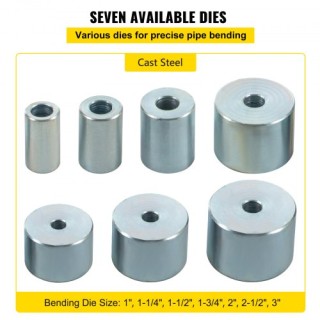 VEVOR YP-9 Χειροκίνητη Κάμπτη Μηχανή με 7 Μήτρες (1-3 ίντσες)  SDWG...