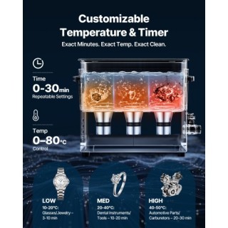 VEVOR Καθαριστής Υπερήχων 10L με Διάσταση 330 x 268 x 295 mm SXJJKC... VEVOR Καθαριστής Υπερήχων 10L με Διάσταση 330 x 268 x 295 mm SXJJKC...