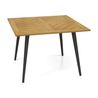 Costway Τετράγωνο Τραπέζι Κήπου από Ξύλο Ακακίας με Τρύπα για Ομπρέ... Costway Τετράγωνο Τραπέζι Κήπου από Ξύλο Ακακίας με Τρύπα για Ομπρέ...