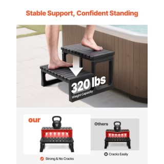 VEVOR Διπλόμαρκος Βαρέως Τύπου για Υπαίθρια Σπα, 599.5mm, 145.2kg, ...