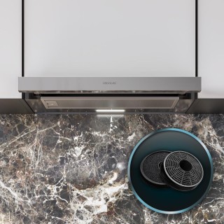 CECOTEC Τηλεσκοπικός Απορροφητήρας Bolero Flux TLM 603500 Inox, 60... CECOTEC Τηλεσκοπικός Απορροφητήρας Bolero Flux TLM 603500 Inox, 60...